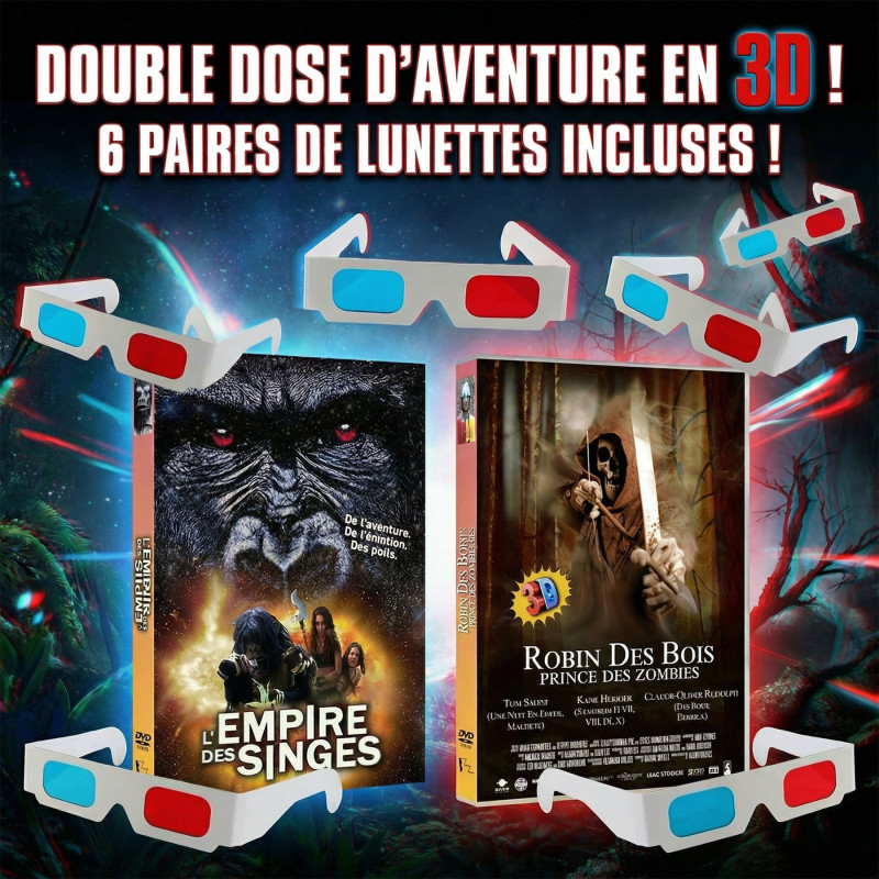 L'EMPIRE DES SINGES et ROBIN DES BOIS PRINCE DES ZOMBIES