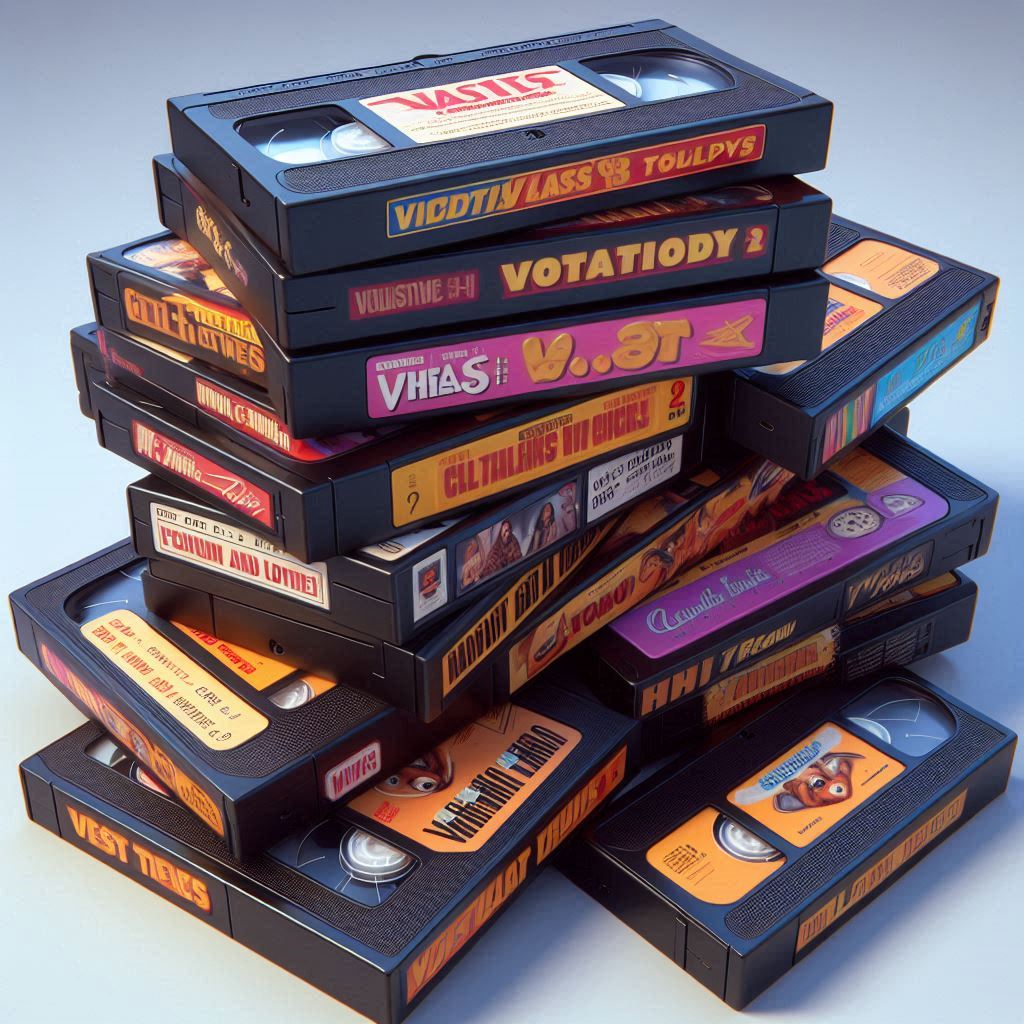 Les cassettes vidéo des années 80